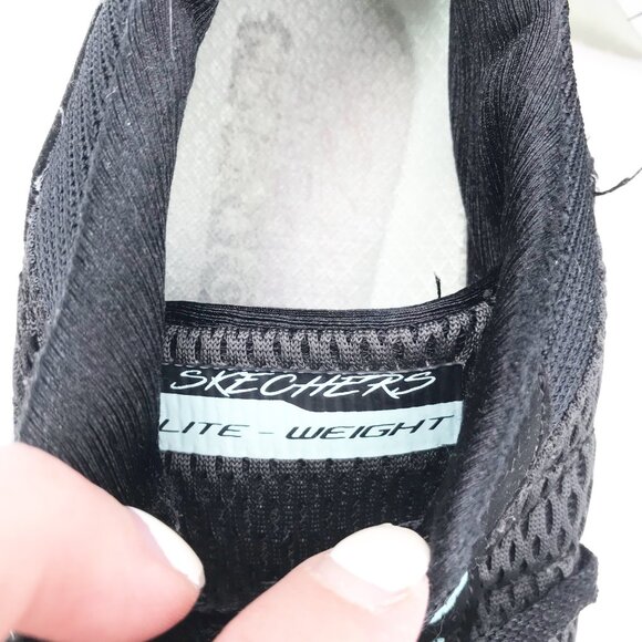 SKECHERS Skech-Air Ultra Flex Lite-Weight Black Athletic Sneakers Shoes Womens 7 - Picture 9 of 11